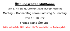 Oeffnunf-Muelltonne
